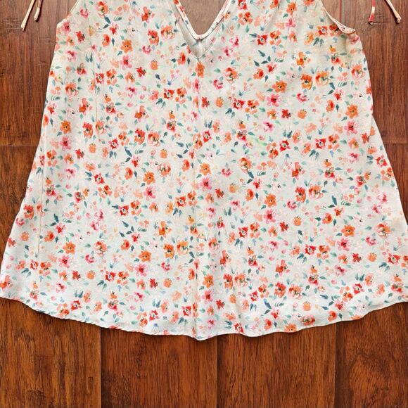 Amanda Uprichard 100%‎ Silk Tank Floral Romantic Soft Girly Feminine Flowy Sz XS - Picture 7 of 16